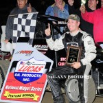 Stratton wins POWRi Midget feature, Beckinger captures 600cc Micros at Jacksonville