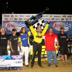 Wallace Captures DIRTcar Summit Racing Equipment Checkered Flag at Spoon River Speedway Wallace Captures DIRTcar Summit Racing Equipment Checkered Flag at Spoon River Speedway