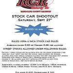 $1,000 to Win Stock Car Shootout at Randolph County Raceway September 21