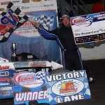 Harrison Scores Third Victory of 2014 DIRTcar Summit Racing Equipment Modified Nationals Tour at Federated Auto Parts Raceway at I-55