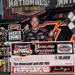 Reddick Grabs First Career DIRTcar Summer Nationals Victory at Highland Speedway