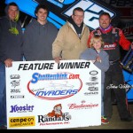 Late Pass Gives Jerrod Hull Sprint Invaders Opener at 34 Raceway!