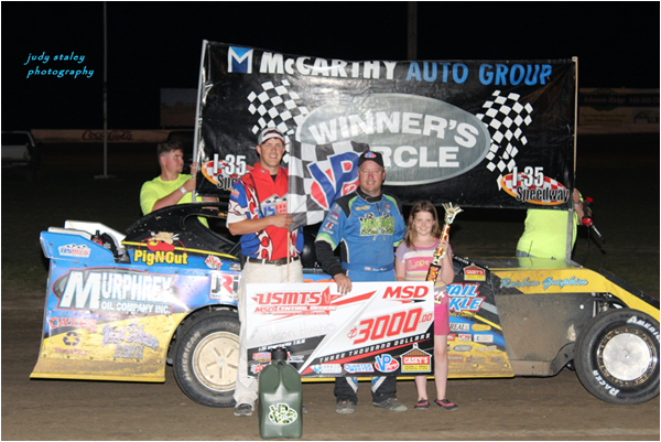 Jason Hughes #12, USMTS Modified Feature Winner -- Photo by Judy Staley