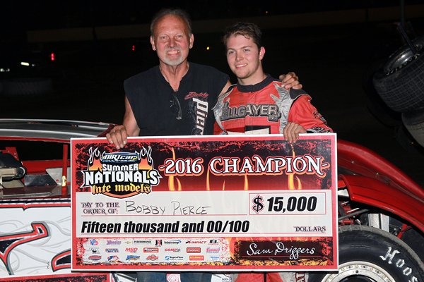 Bobby Pierce is the first repeat Summer Nationals champion since Dennis Erb Jr. won three in a row from 2007 to 2009. Photo by Jim Denhamer