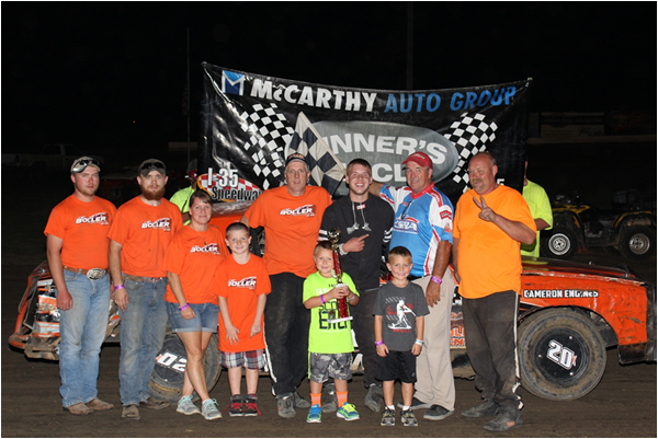 #20X Carson Masoner, Pure Stock Feature Winner! Photo by Judy Staley