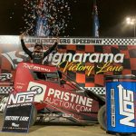 LARSON WINS AT THE BURG, TIES BC AS WINNINGEST IMW DRIVER