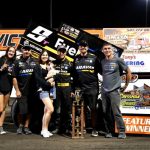 KAHNE CAPTURES FIRST WIN AT HUSET’S SPEEDWAY SINCE 1999, ZEBELL AND RUSSELL ALSO VICTORIOUS DURING ACE READY MIX NIGHT