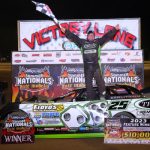 Troutman, Winger blow right-rears in final laps as Feger drives off with 26th career victory