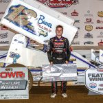 Fast times at Lucas Oil Speedway as Garet Williamson sets track record, wins POWRi 410 Sprint feature