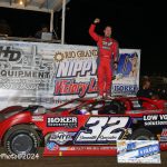 Bobby Pierce takes night one of the NIPPY 50 at Maquoketa!