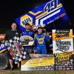 Brad Sweet gets the win at the Southern Oklahoma Speedway High Limit Racing event.
