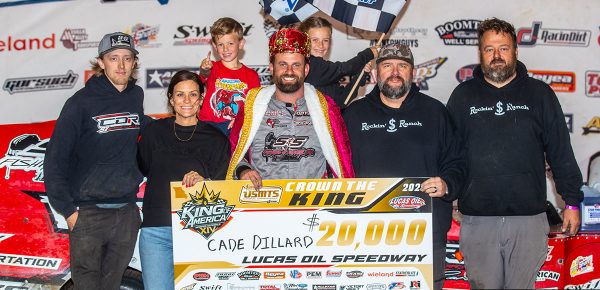 Dillard takes command late for USMTS King of America XIV win at Lucas Oil Speedway