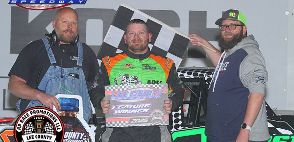 Lee County Speedway results for April 19, 2025