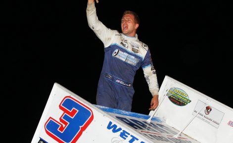 Ayrton Gennetten Captures Victory with POWRi 410 Outlaw Sprints at Lee County Speedway