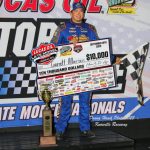 Garrett Alberson Blasts to First Career Knoxville Win on Opening Night of Late Model Knoxville Nationals! Garrett Alberson Blasts to First Career Knoxville Win on Opening Night of Late Model Knoxville Nationals!