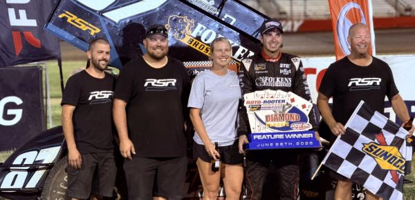 Reutzel captures Kubota High Limit Diamond Classic opener at Lucas Oil Speedway