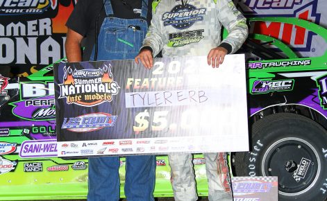 Tyler Erb Makes First Visit to Summer Nationals Victory Lane in 2025 at Lee County Speedway Debut